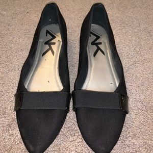 Anne Klein black flats.